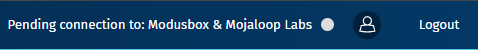 Navbar Onboarding Status - Pending